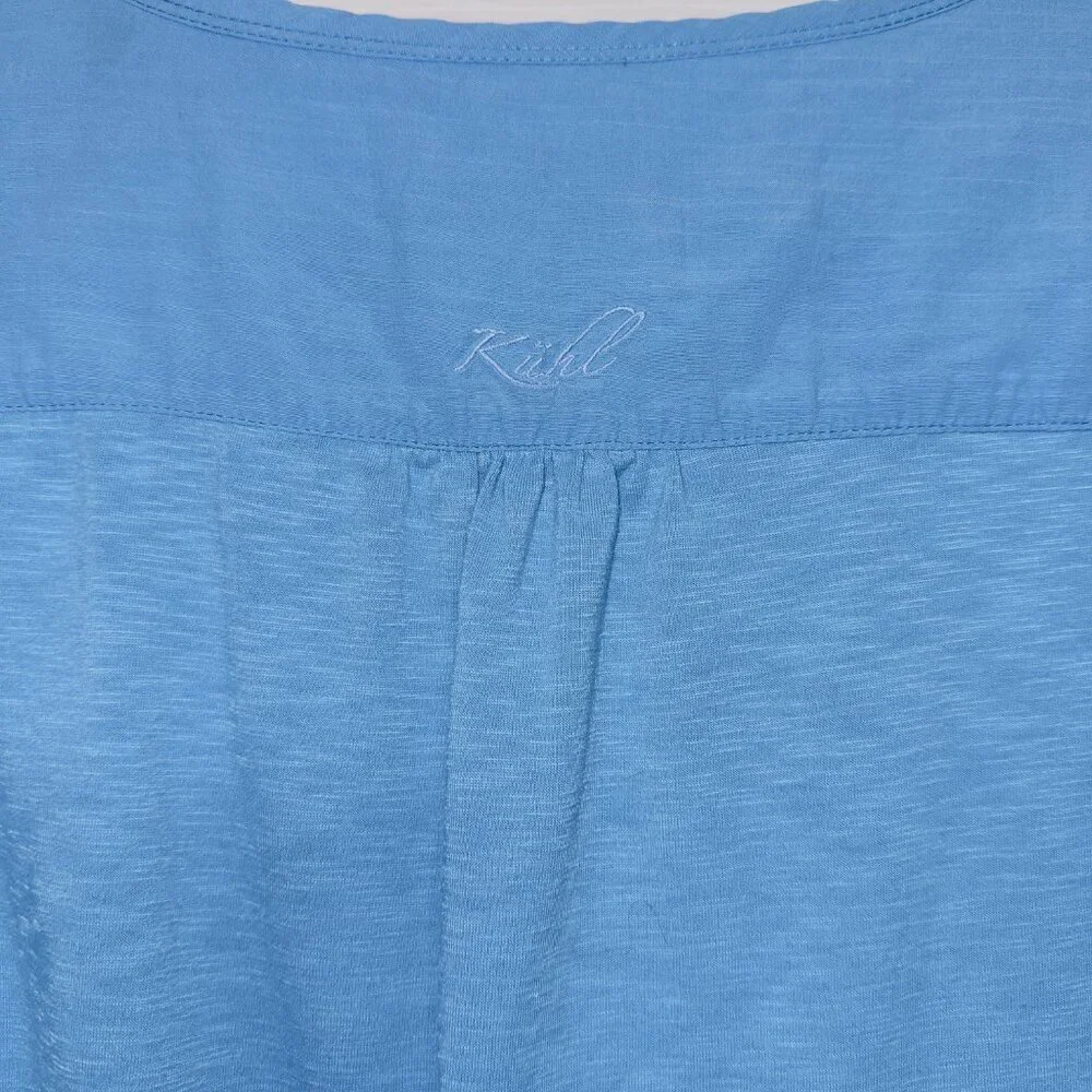 Kuhl Women's Size Small Shasta Henley Button Tab Lightweight 3/4 Sleeve Top - Picture 9 of 9